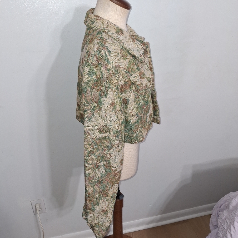 Cropped Fashion Jacket- W Sz Medium /6 - Picture 5 of 7